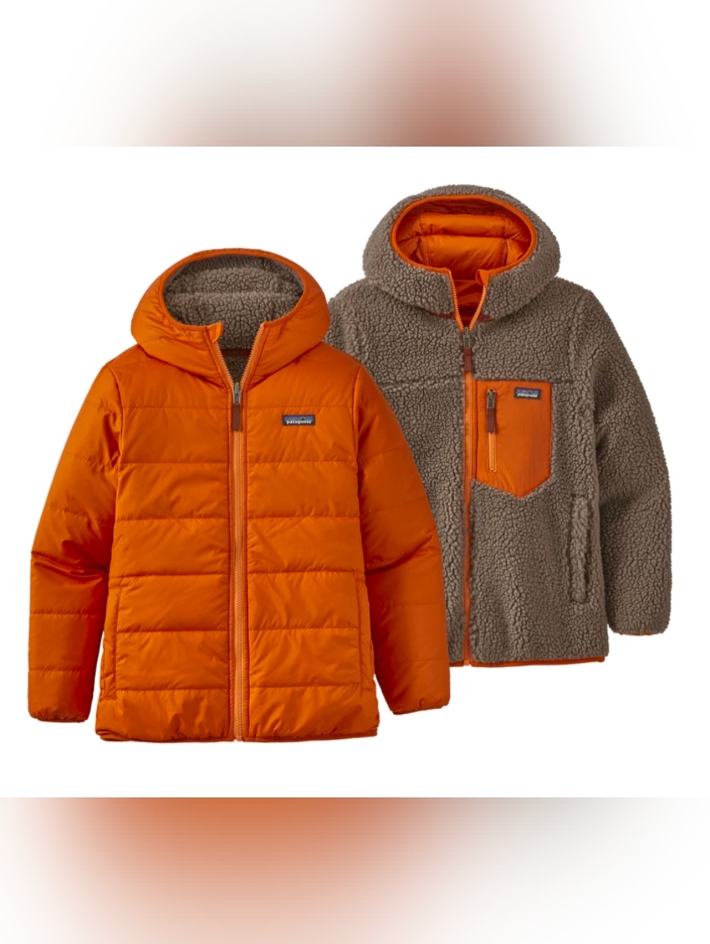 Kid's 10 Patagonia Reversible Ready Freddy Hooded Jacket